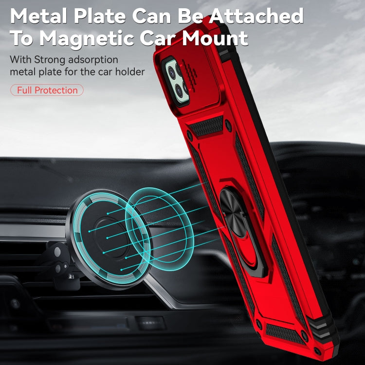 For Samsung Galaxy A22 5G Sliding Camshield Holder Phone Case