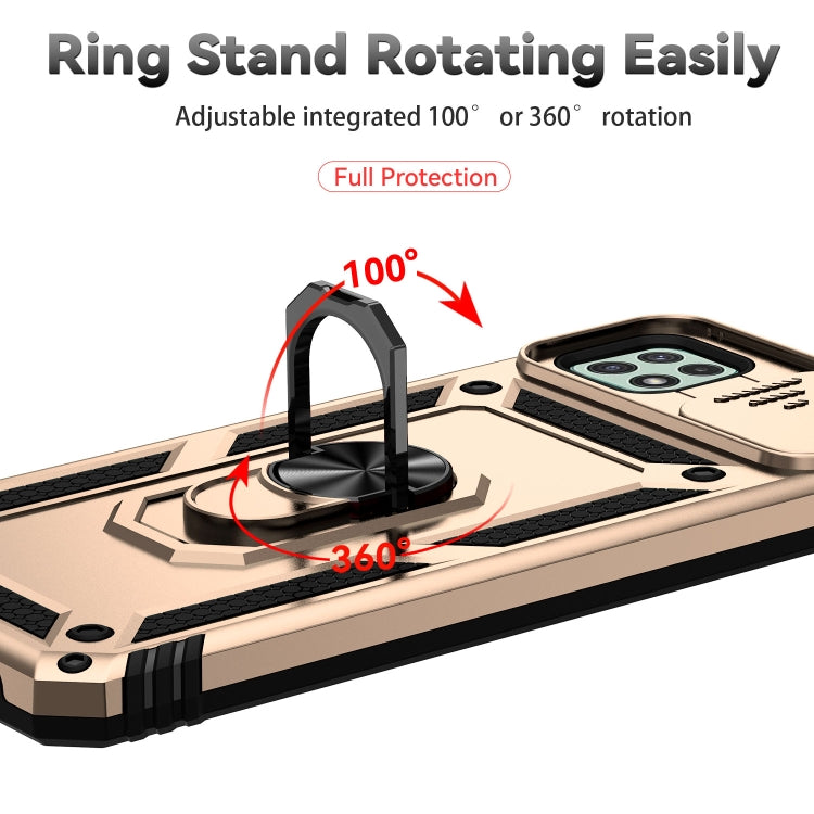For Samsung Galaxy A22 5G Sliding Camshield Holder Phone Case