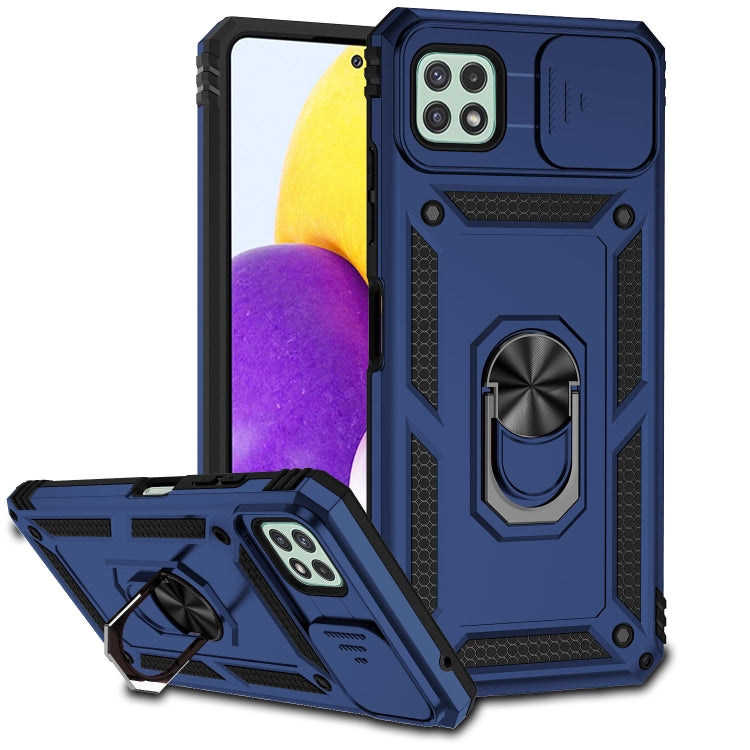 For Samsung Galaxy A22 5G Sliding Camshield Holder Phone Case