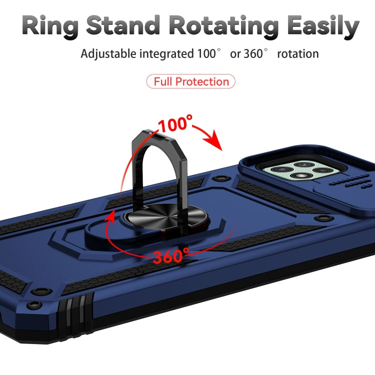 For Samsung Galaxy A22 5G Sliding Camshield Holder Phone Case