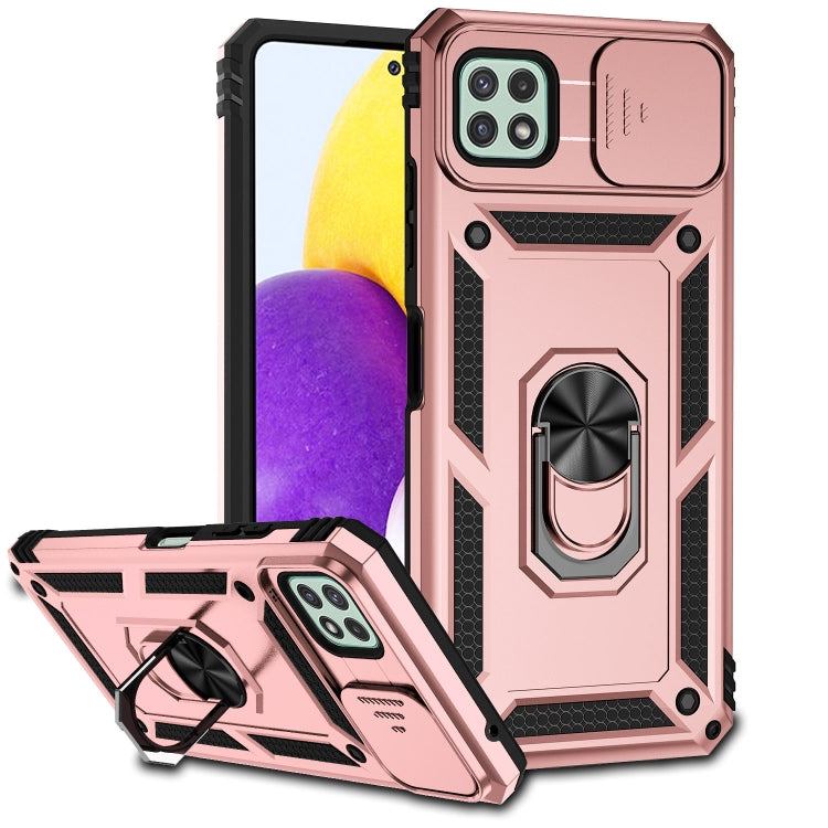 For Samsung Galaxy A22 5G Sliding Camshield Holder Phone Case