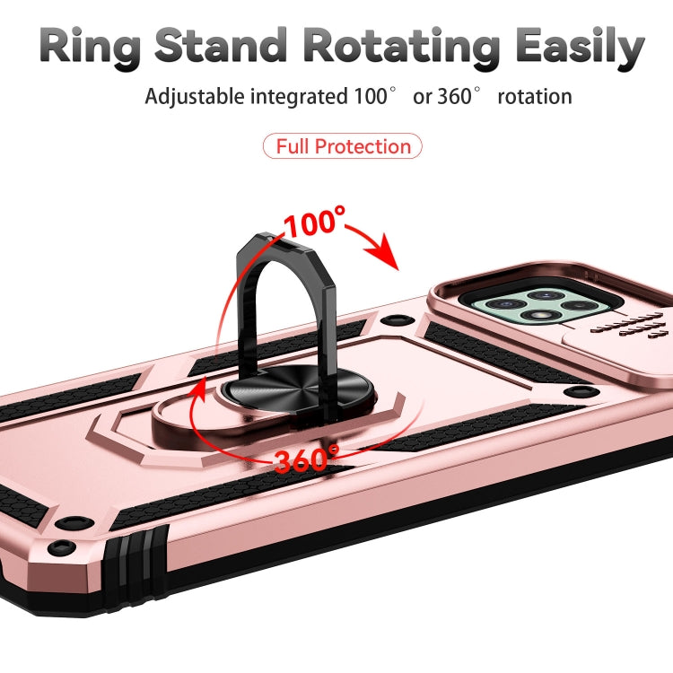 For Samsung Galaxy A22 5G Sliding Camshield Holder Phone Case