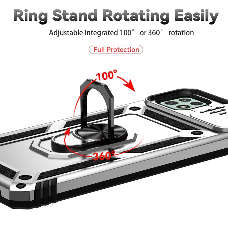 For Samsung Galaxy A22 5G Sliding Camshield Holder Phone Case