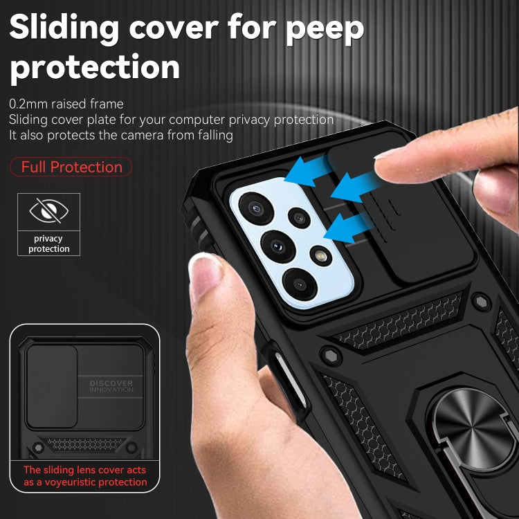 For Samsung Galaxy A23 Sliding Camshield Holder Phone Case
