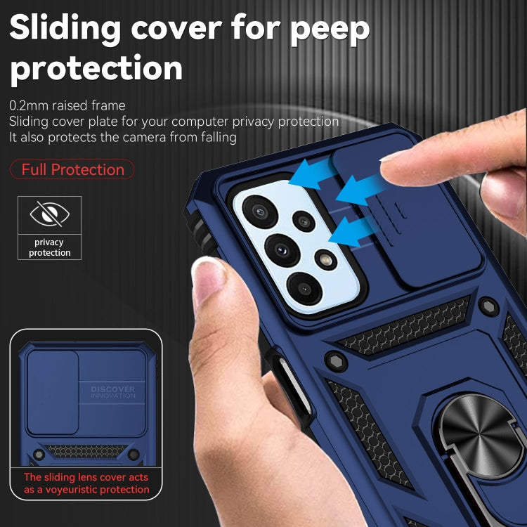 For Samsung Galaxy A23 Sliding Camshield Holder Phone Case