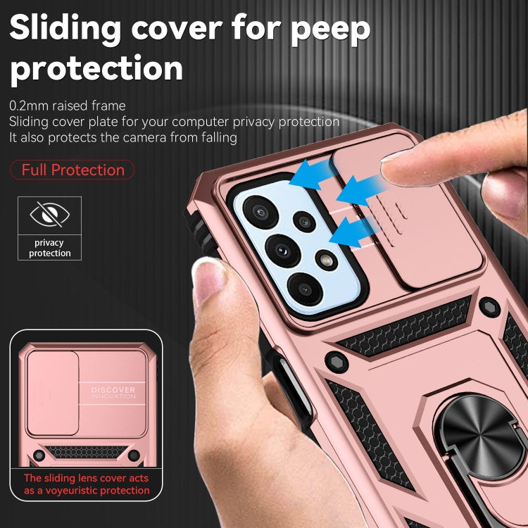 For Samsung Galaxy A23 Sliding Camshield Holder Phone Case