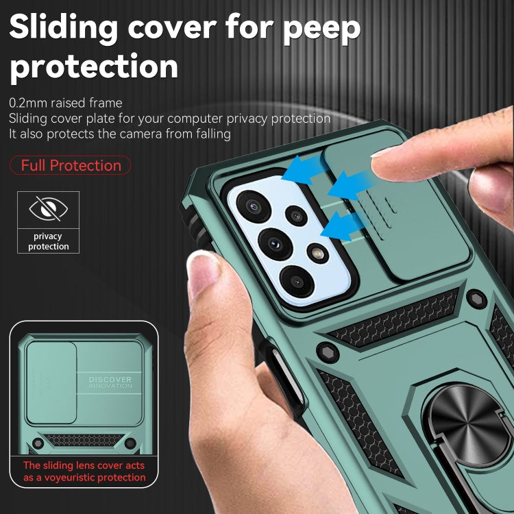 For Samsung Galaxy A23 Sliding Camshield Holder Phone Case