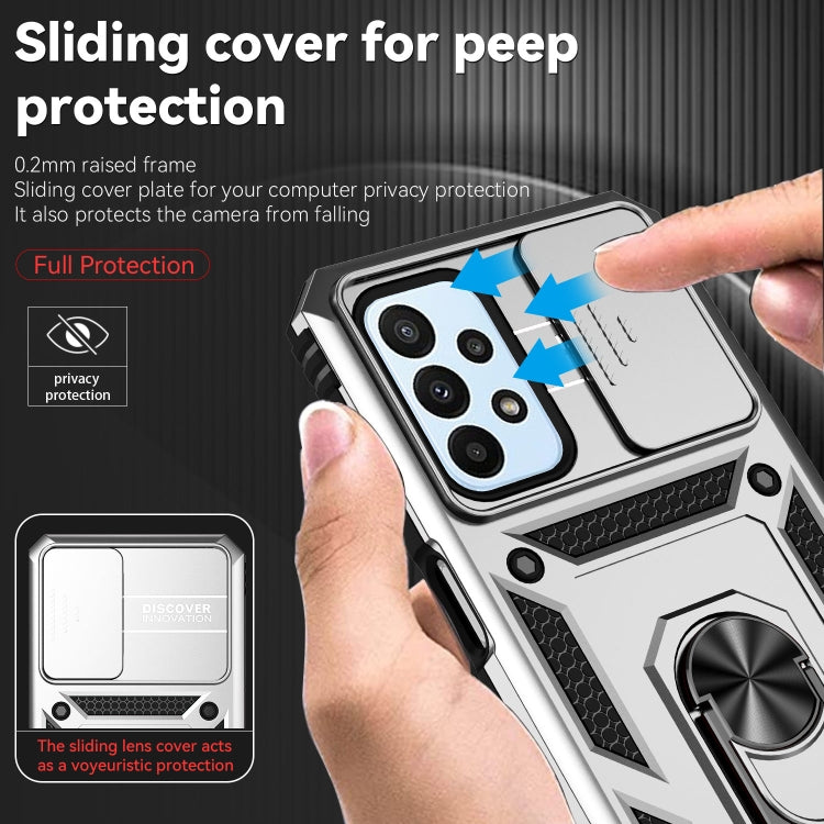 For Samsung Galaxy A23 Sliding Camshield Holder Phone Case