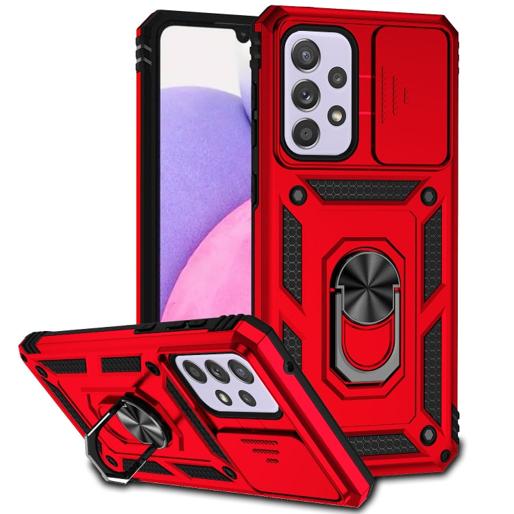 For Samsung Galaxy A33 5G Sliding Camshield Holder Phone Case