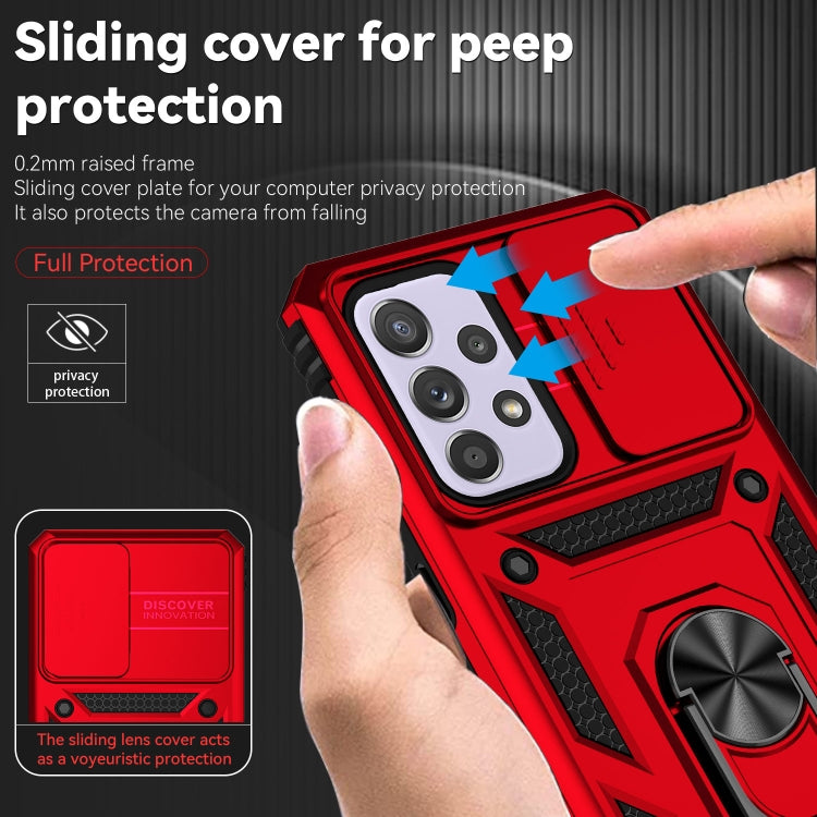 For Samsung Galaxy A33 5G Sliding Camshield Holder Phone Case