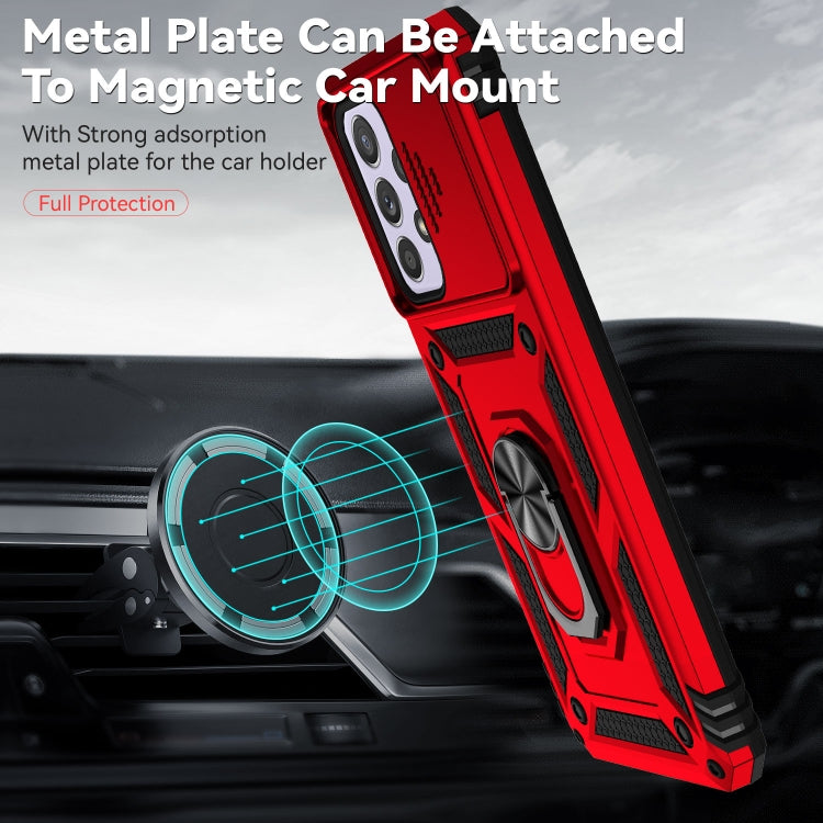 For Samsung Galaxy A33 5G Sliding Camshield Holder Phone Case