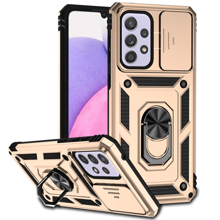 For Samsung Galaxy A33 5G Sliding Camshield Holder Phone Case