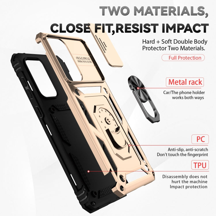 For Samsung Galaxy A33 5G Sliding Camshield Holder Phone Case