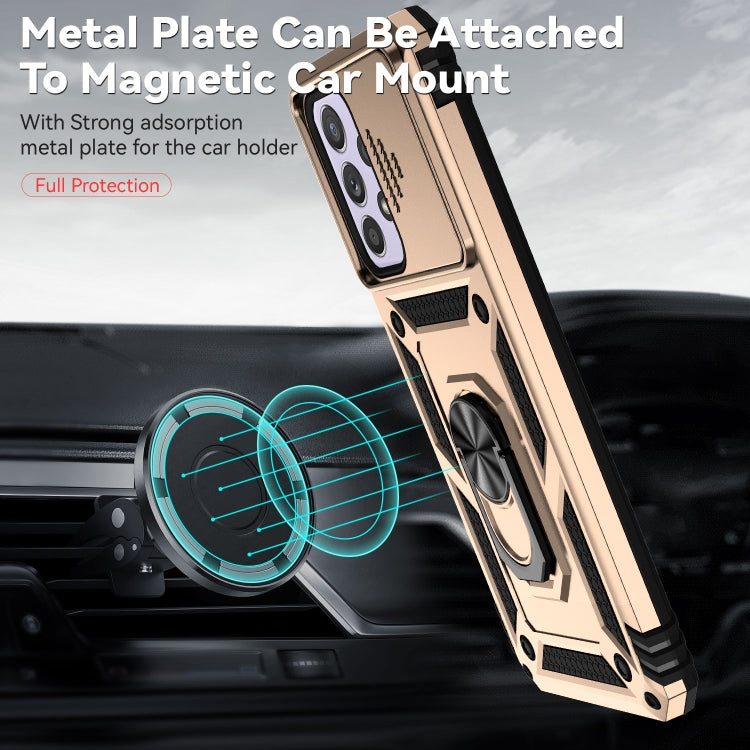 For Samsung Galaxy A33 5G Sliding Camshield Holder Phone Case