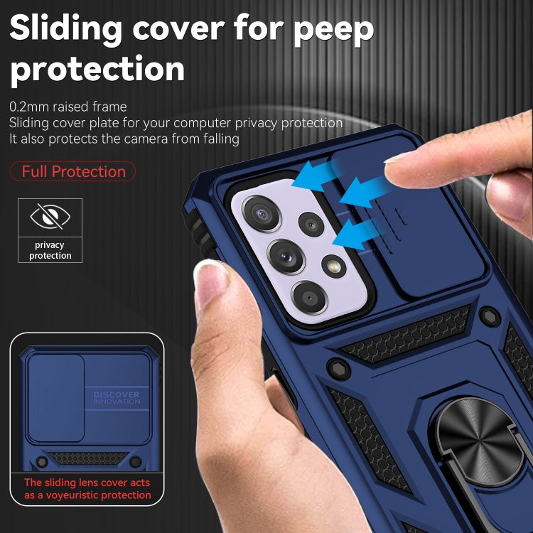 For Samsung Galaxy A33 5G Sliding Camshield Holder Phone Case