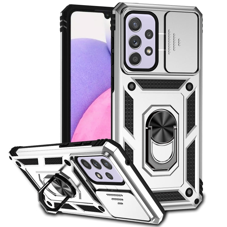 For Samsung Galaxy A33 5G Sliding Camshield Holder Phone Case