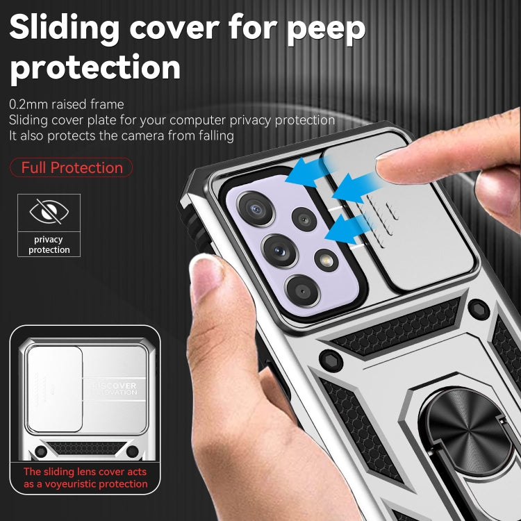 For Samsung Galaxy A33 5G Sliding Camshield Holder Phone Case