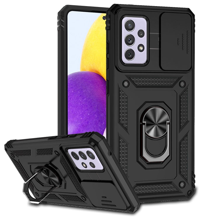 For Samsung Galaxy A52 5G / 4G Sliding Camshield Holder Phone Case