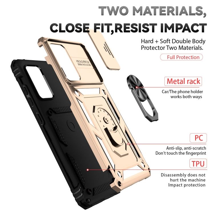 For Samsung Galaxy A52 5G / 4G Sliding Camshield Holder Phone Case