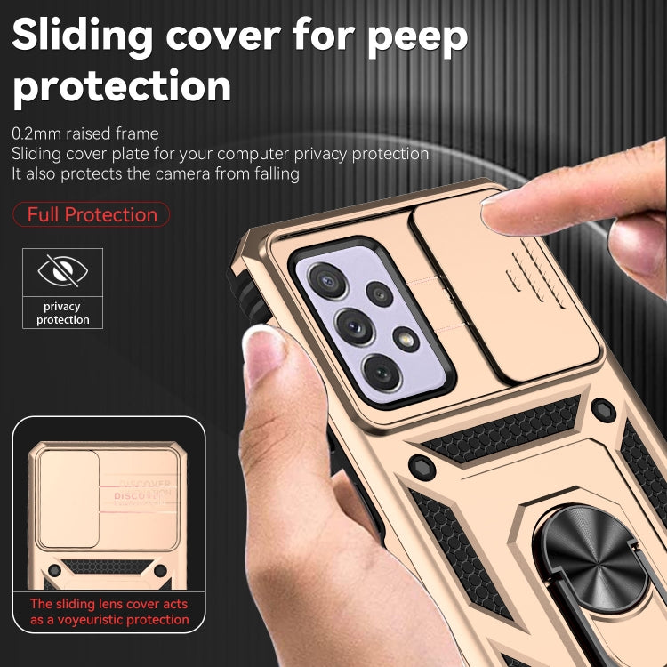 For Samsung Galaxy A52 5G / 4G Sliding Camshield Holder Phone Case