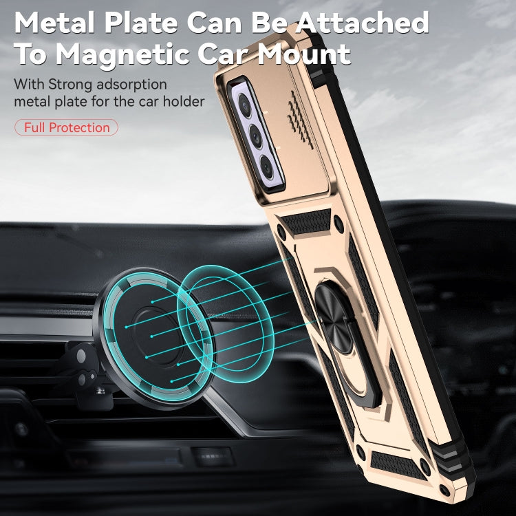 For Samsung Galaxy A52 5G / 4G Sliding Camshield Holder Phone Case