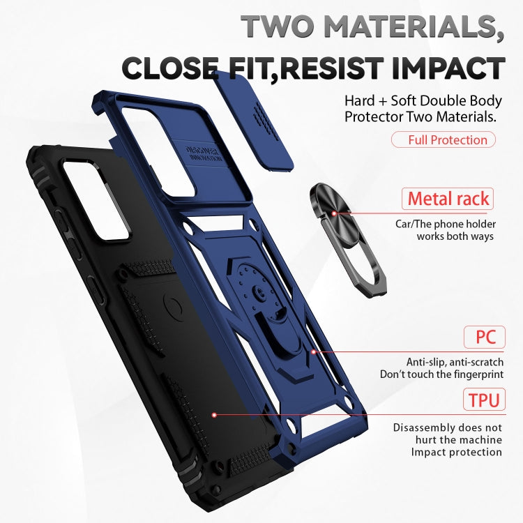 For Samsung Galaxy A52 5G / 4G Sliding Camshield Holder Phone Case