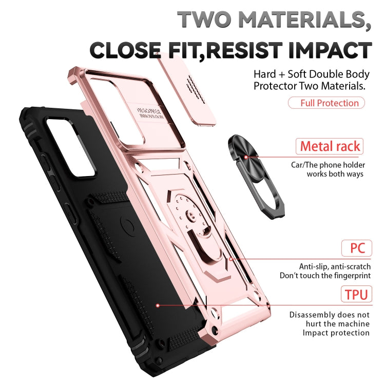 For Samsung Galaxy A52 5G / 4G Sliding Camshield Holder Phone Case