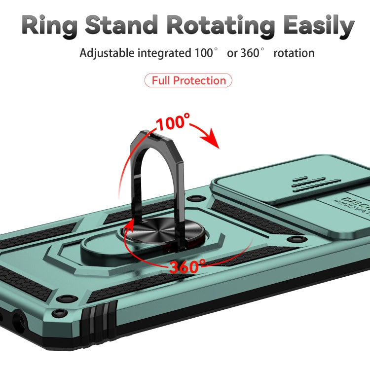 For Samsung Galaxy A52 5G / 4G Sliding Camshield Holder Phone Case