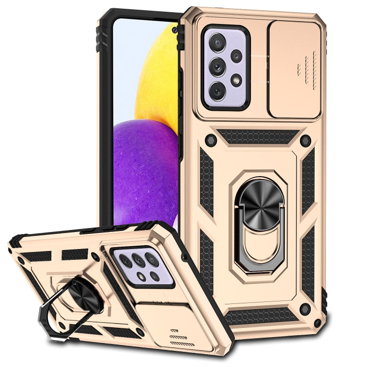For Samsung Galaxy A72 5G / 4G Sliding Camshield Holder Phone Case