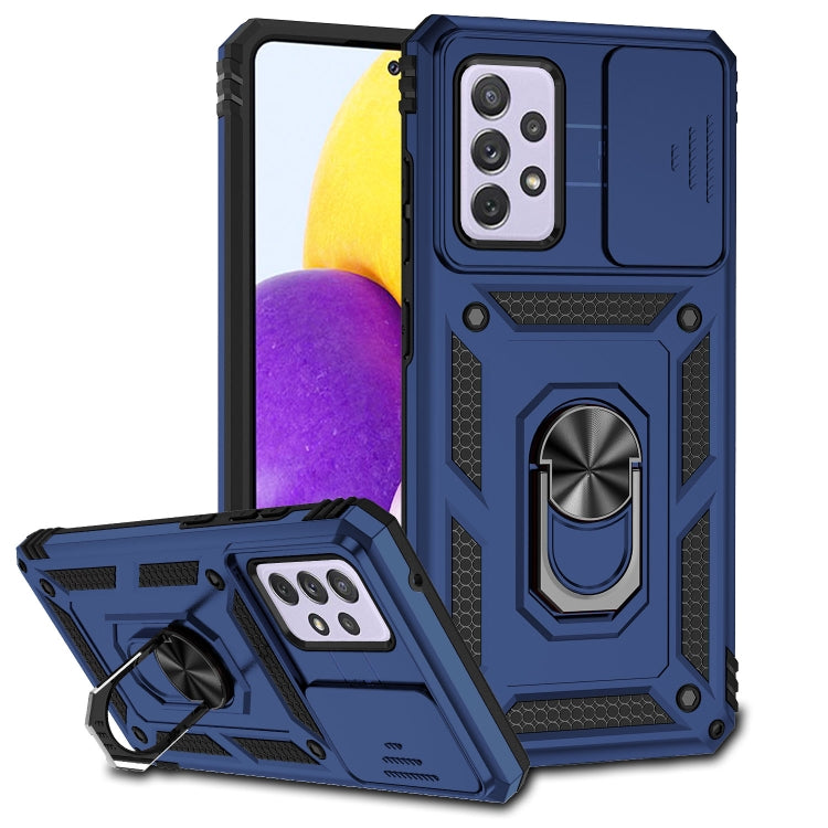 For Samsung Galaxy A72 5G / 4G Sliding Camshield Holder Phone Case