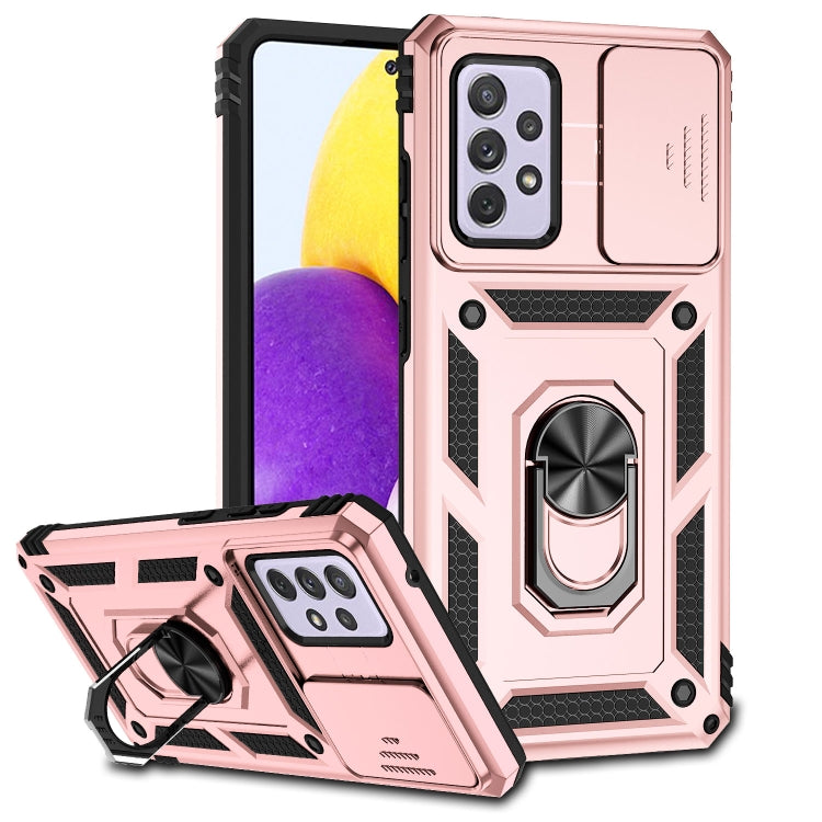 For Samsung Galaxy A72 5G / 4G Sliding Camshield Holder Phone Case