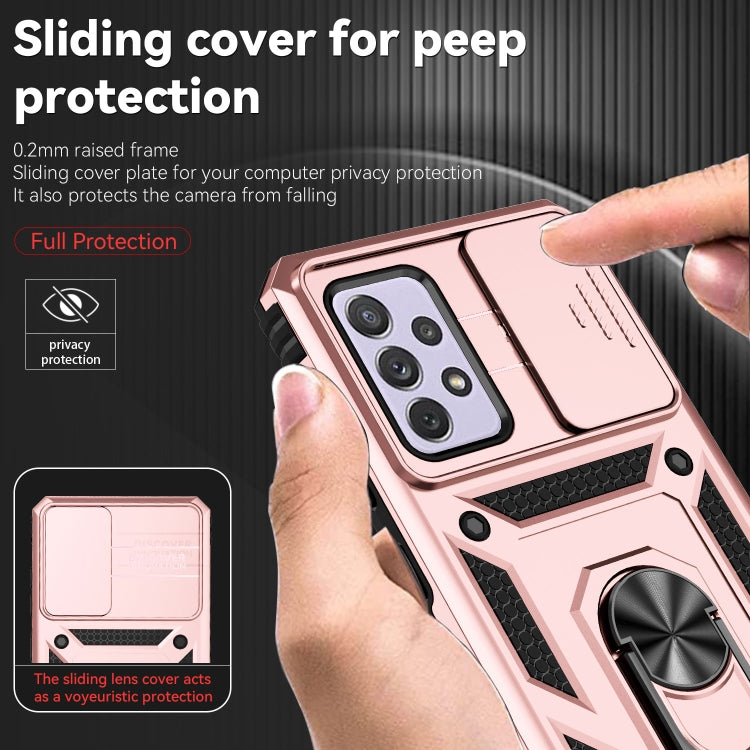 For Samsung Galaxy A72 5G / 4G Sliding Camshield Holder Phone Case