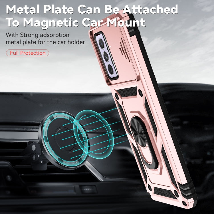 For Samsung Galaxy A72 5G / 4G Sliding Camshield Holder Phone Case