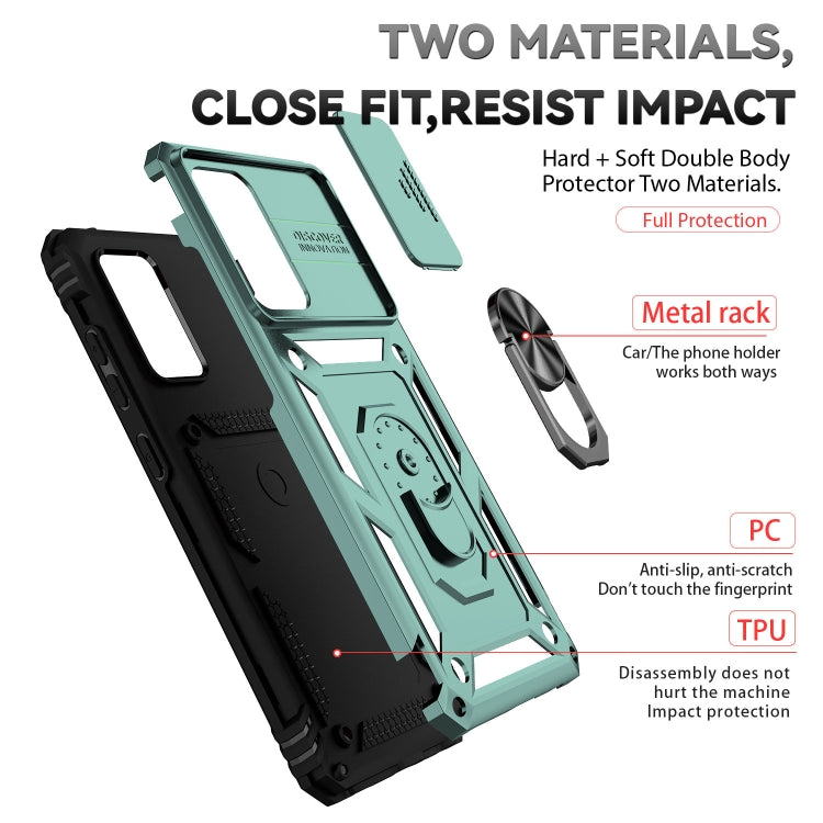 For Samsung Galaxy A72 5G / 4G Sliding Camshield Holder Phone Case