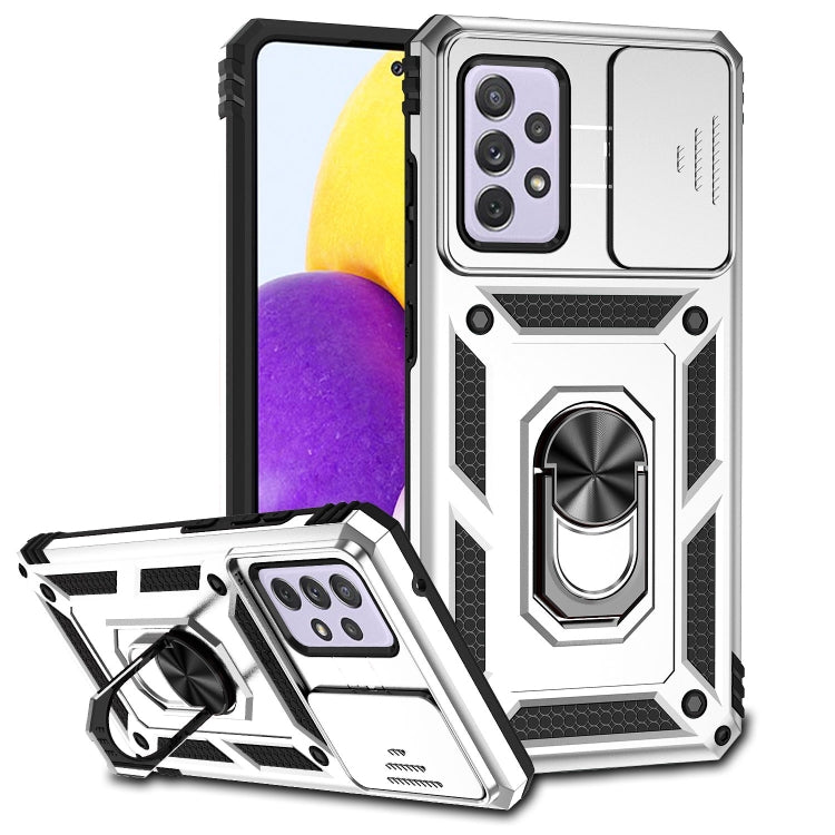 For Samsung Galaxy A72 5G / 4G Sliding Camshield Holder Phone Case