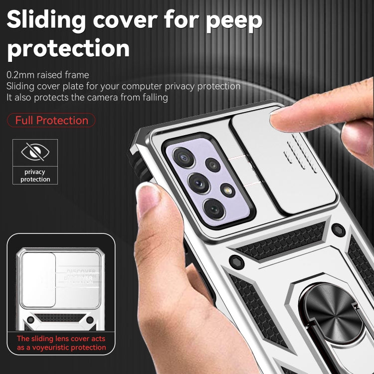 For Samsung Galaxy A72 5G / 4G Sliding Camshield Holder Phone Case