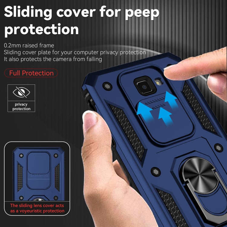 For Samsung Galaxy J7 Prime Sliding Camshield Holder Phone Case