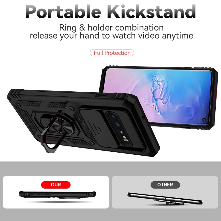 For Samsung Galaxy S10 Sliding Camshield Holder Phone Case