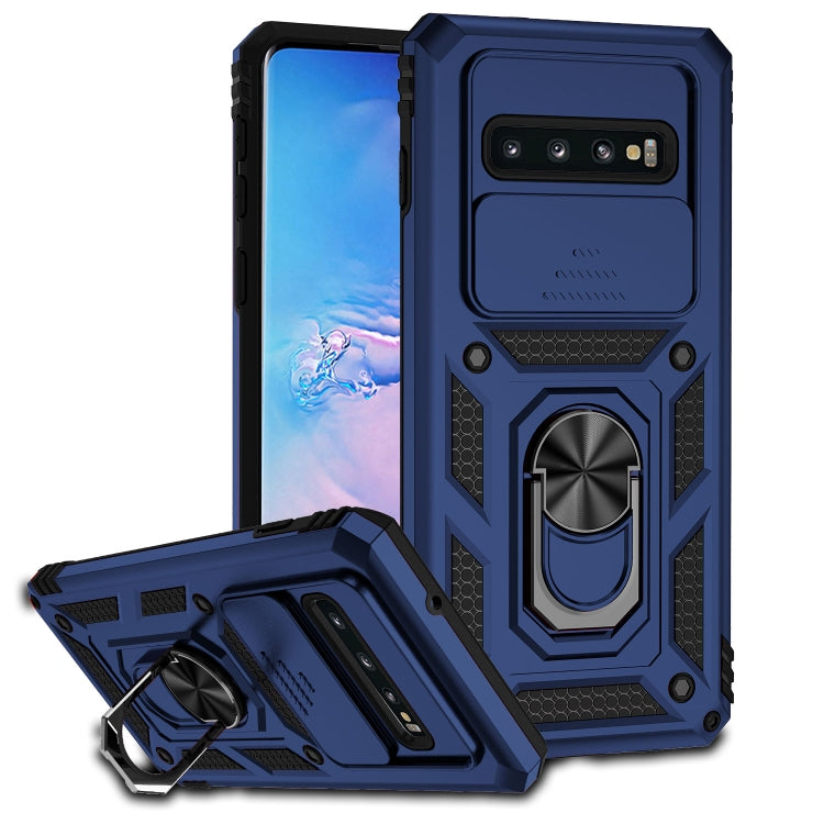 For Samsung Galaxy S10+ Sliding Camshield Holder Phone Case