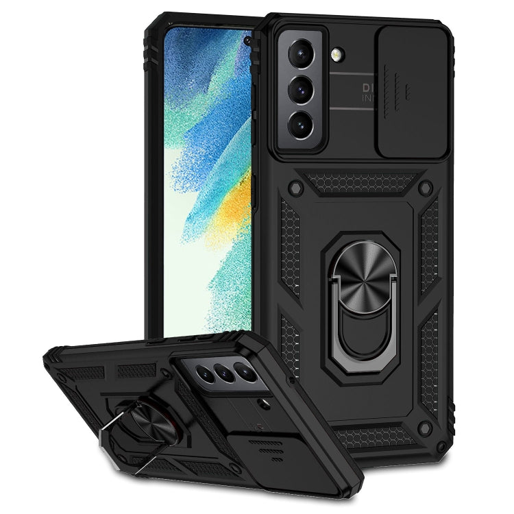 For Samsung Galaxy S21 FE 5G Sliding Camshield Holder Phone Case