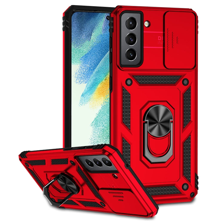 For Samsung Galaxy S21 FE 5G Sliding Camshield Holder Phone Case