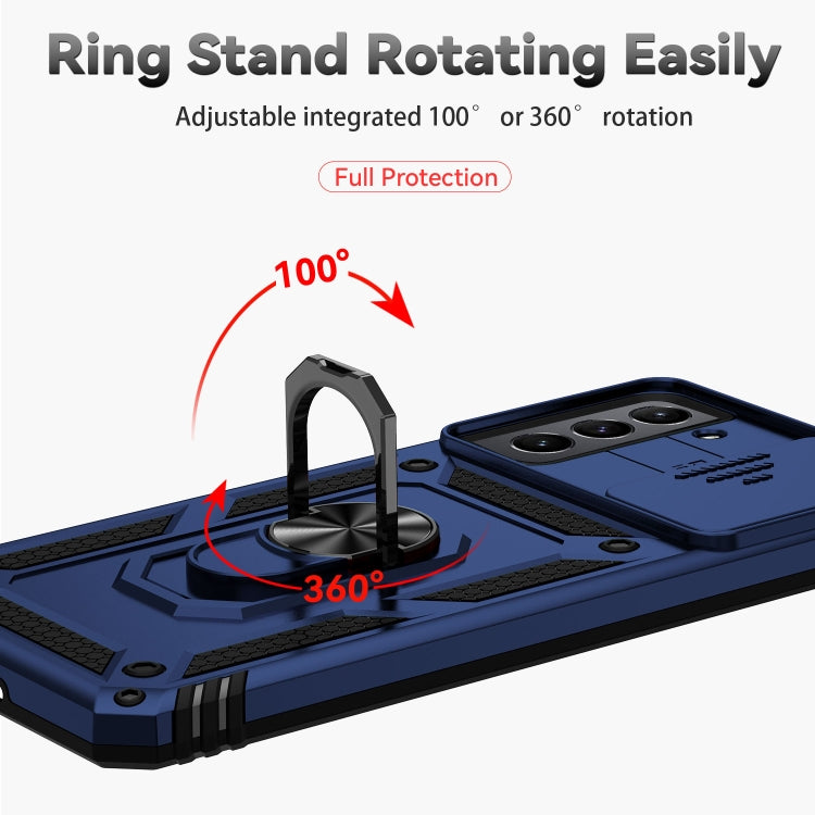 For Samsung Galaxy S21 FE 5G Sliding Camshield Holder Phone Case