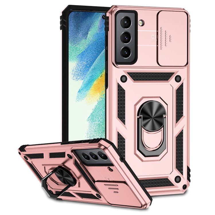 For Samsung Galaxy S21 FE 5G Sliding Camshield Holder Phone Case
