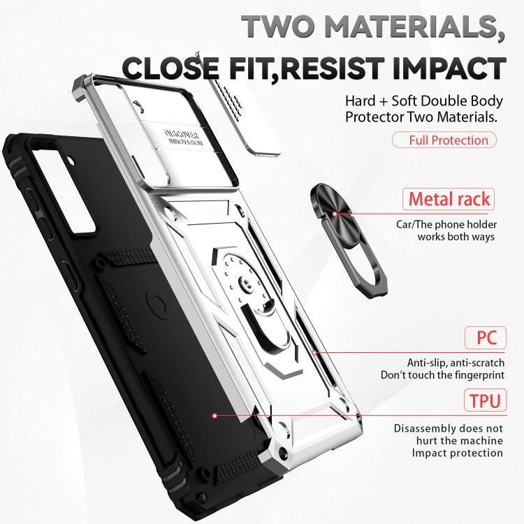 For Samsung Galaxy S21 FE 5G Sliding Camshield Holder Phone Case