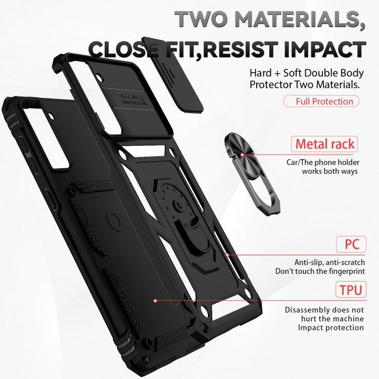 For Samsung Galaxy S21+ 5G Sliding Camshield Holder Phone Case