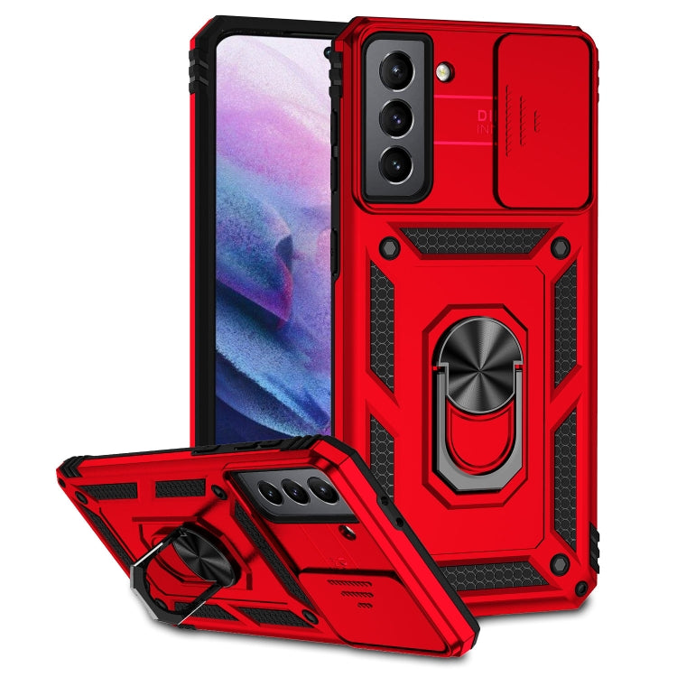 For Samsung Galaxy S21+ 5G Sliding Camshield Holder Phone Case