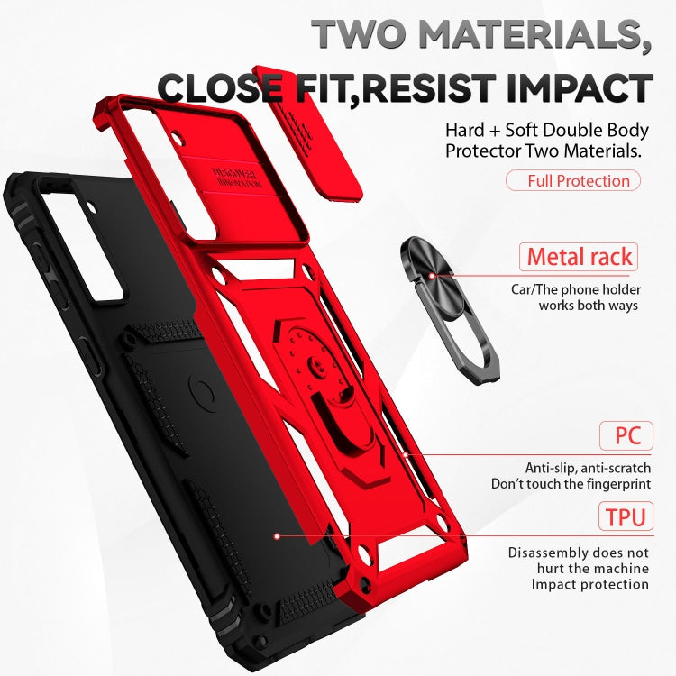 For Samsung Galaxy S21+ 5G Sliding Camshield Holder Phone Case