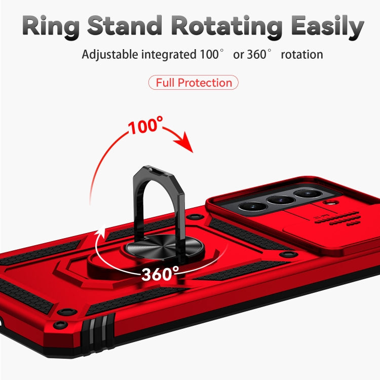 For Samsung Galaxy S21+ 5G Sliding Camshield Holder Phone Case