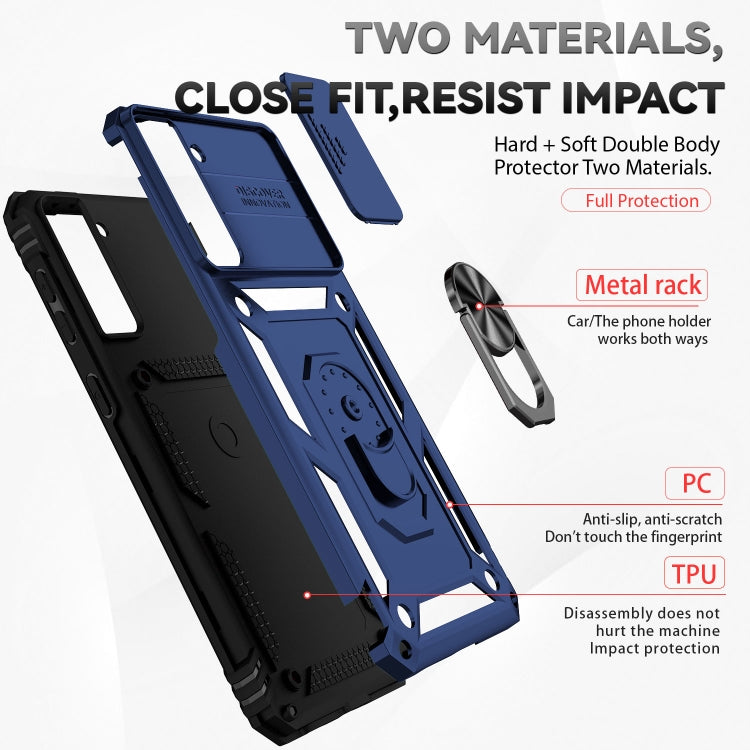 For Samsung Galaxy S21+ 5G Sliding Camshield Holder Phone Case