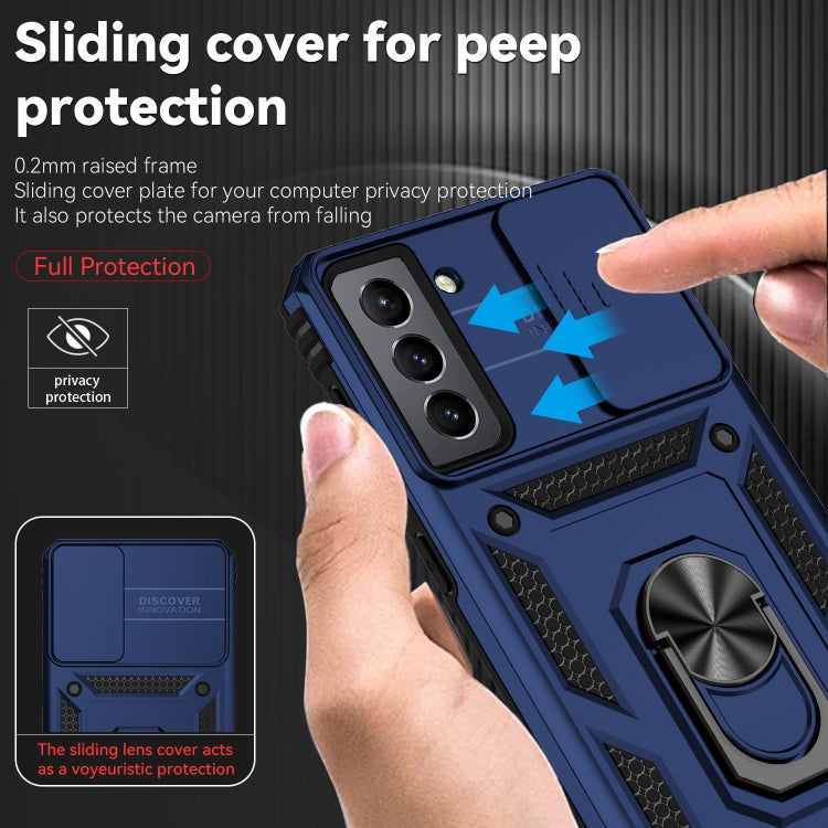 For Samsung Galaxy S21+ 5G Sliding Camshield Holder Phone Case